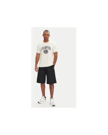 Pantaloni scurti sport barbati  220765, Bumbac/Poliester, Negru, Negru