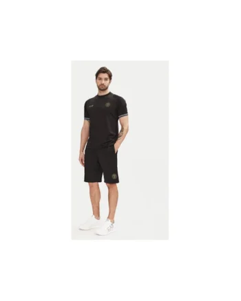 Pantaloni scurti sport barbati  Emporio Armani, 7M000260 AF13526, Poliester/Elastan, Negru, Negru