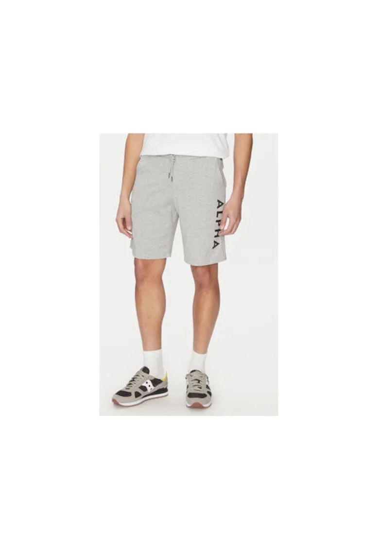 Pantaloni scurti sport barbati  116366, Bumbac, Gri, Gri