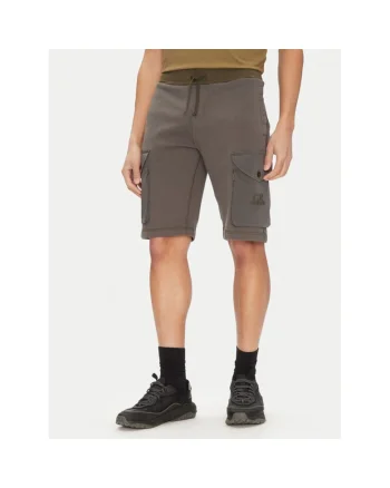Pantaloni scurti sport barbati C P Company, 18CMSB160A006090M, Bumbac, Gri, Gri