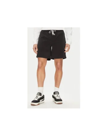 Pantaloni scurti sport barbati  ADYWS03079, Poliester reciclat, Negru, Negru