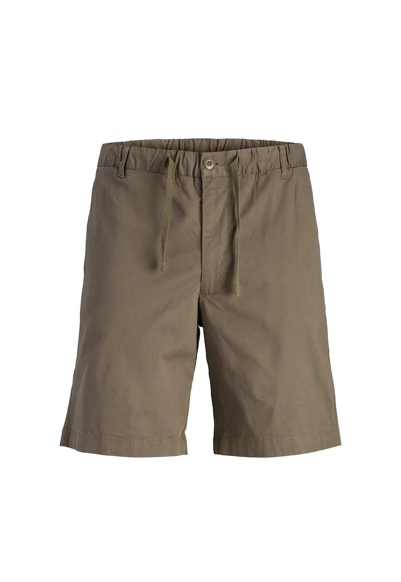 Pantaloni scurti baieti Jack Jones Junior, 12275013, Bumbac, Maro, Maro