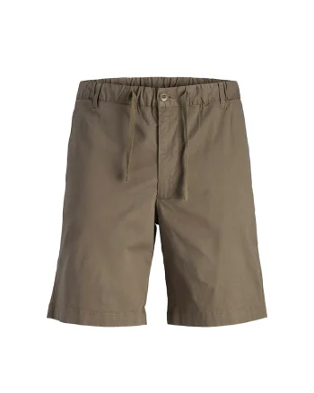 Pantaloni scurti baieti Jack Jones Junior, 12275013, Bumbac, Maro, Maro