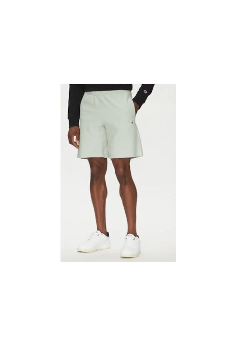 Pantaloni scurti sport barbati  220764, Bumbac/Poliester, Verde, Verde