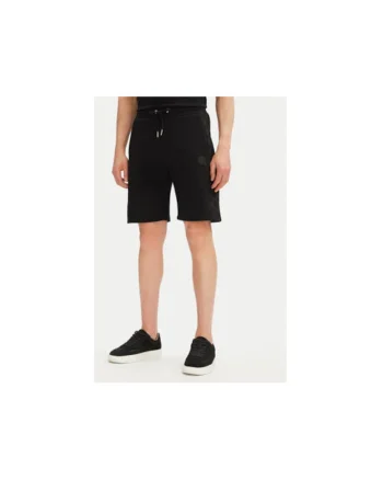Pantaloni scurti sport barbati  705071 552951, Bumbac organic, Negru, Negru