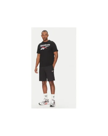 Pantaloni scurti sport barbati  100221791, Bumbac/Poliester reciclat, Negru, Negru