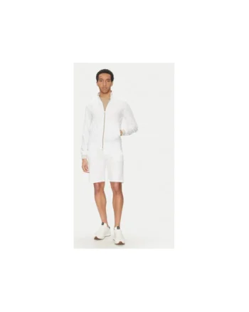 Pantaloni scurti sport barbati  25411847, Bumbac/Lyocell, Alb, Alb