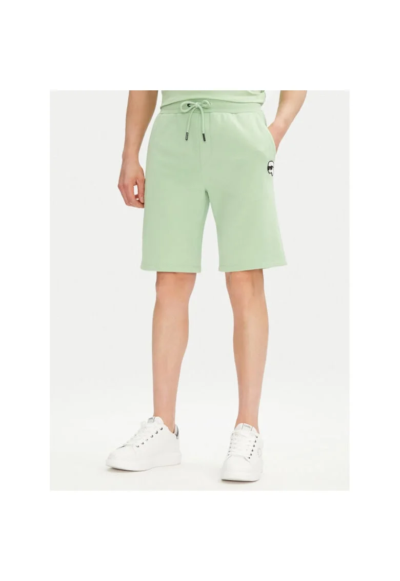 Pantaloni scurti sport barbati  705014 552900, Bumbac organic, Verde, Verde