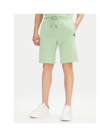 Pantaloni scurti sport barbati  705014 552900, Bumbac organic, Verde, Verde