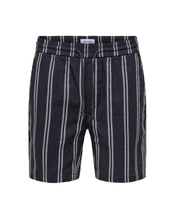 Pantaloni scurti sport barbati  Sons, 22026950, Poliester reciclat/Bumbac, Bleumarin, Bleumarin