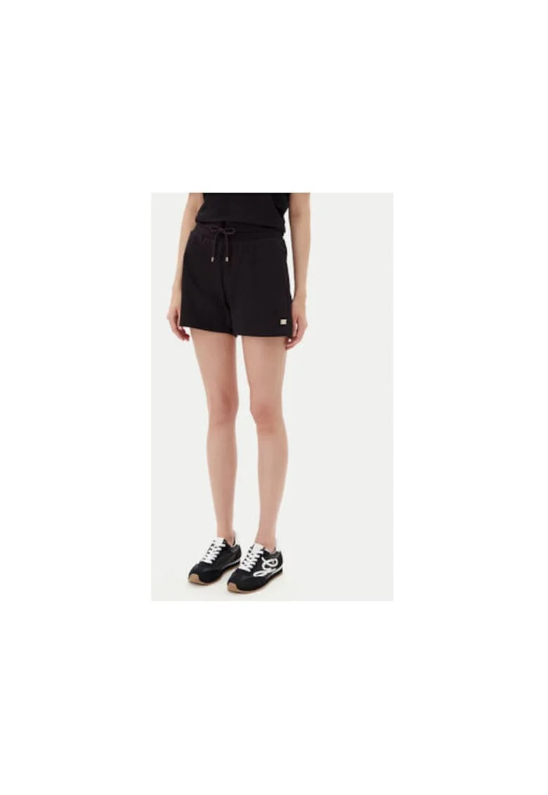 Pantaloni scurti sport dama  Emporio Armani, 7W000079 AF13135, Bumbac/Elastan, Negru, Negru
