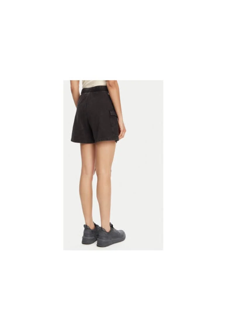 Pantaloni scurti sport dama  118024, Bumbac/Poliester, Negru, Negru
