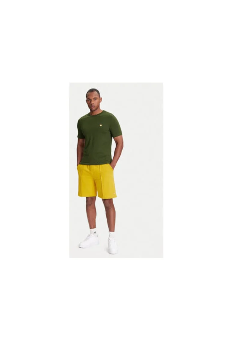 Pantaloni scurti sport barbati  342ZU900X, Bumbac, Galben, Galben