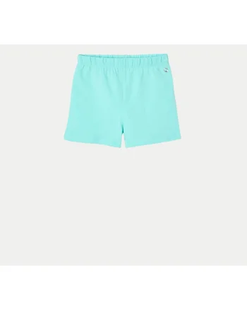 Pantaloni scurti sport fete  3208, Bumbac/Elastan, Verde, Verde