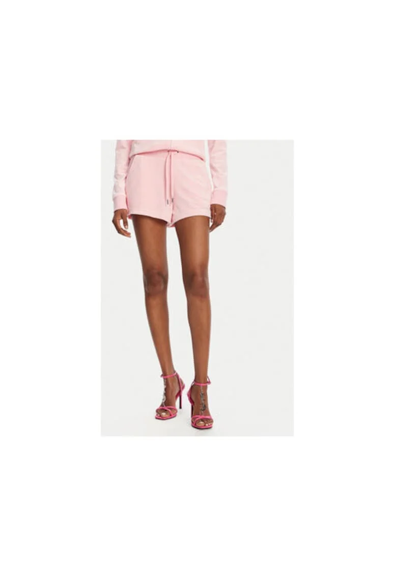 Pantaloni scurti sport dama  JCBHS224801, Poliester/Elastan, Roz, Roz