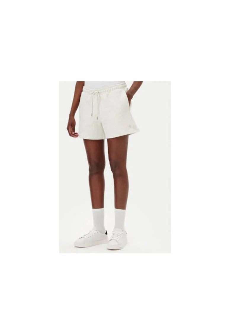 Pantaloni scurti sport dama  630525, Bumbac, Ecru, Ecru