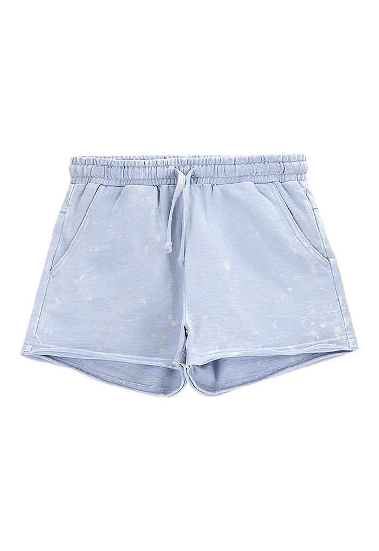 Pantaloni scurti sport fete  WC5120401HGJ, Bumbac, Albastru deschis, Albastru deschis