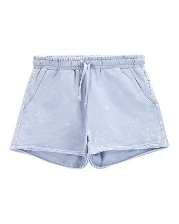 Pantaloni scurti sport fete  WC5120401HGJ, Bumbac, Albastru deschis, Albastru deschis