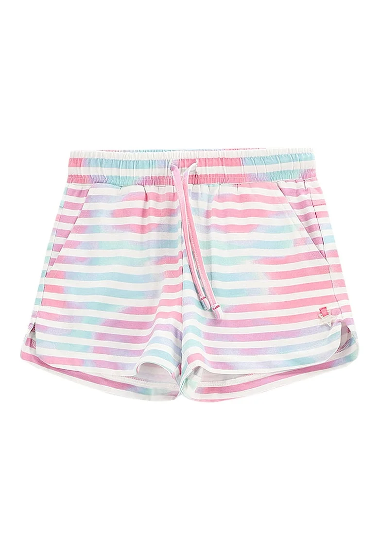 Pantaloni scurti sport fete  WC5121401IGK, Bumbac/Elastan, Multicolor, Multicolor