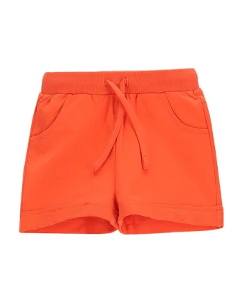Pantaloni scurti sport fete  WC5120401VGC, Bumbac, Portocaliu, Portocaliu