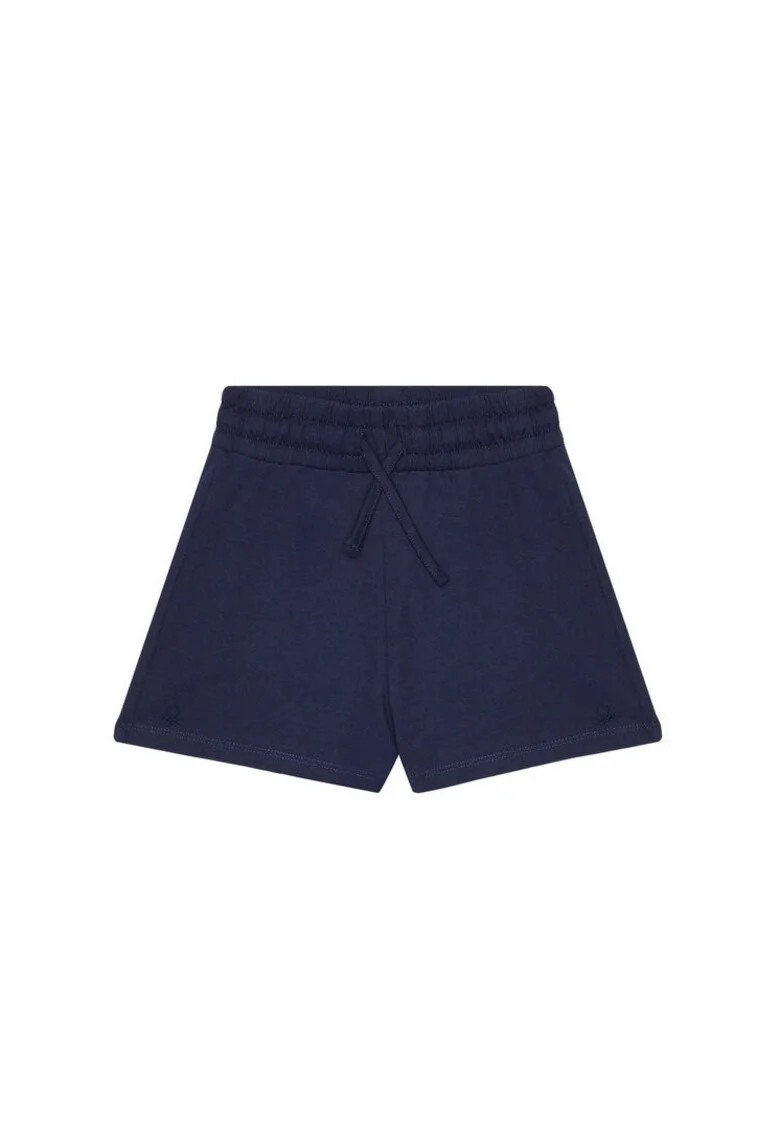Pantaloni scurti sport fete  3BL0G901T, Bumbac, Bleumarin, Bleumarin