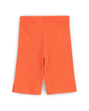 Pantaloni scurti sport fete  WC5122501TGJ, Bumbac, Portocaliu, Portocaliu