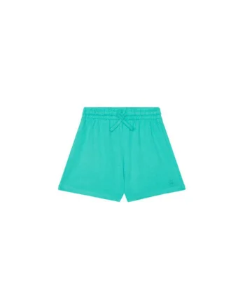 Pantaloni scurti sport fete  3BL0G901T, Bumbac, Verde, Verde