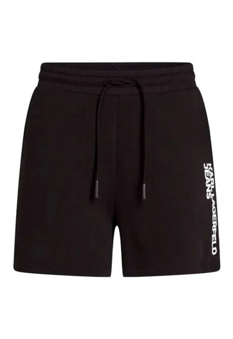 Pantaloni scurti sport barbati  A2M10166, Bumbac, Negru, Negru