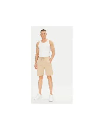 Pantaloni scurti sport barbati  705071 552951, Bumbac organic, Bej, Bej