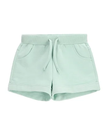 Pantaloni scurti sport fete  WC5120401VGC, Bumbac, Verde, Verde