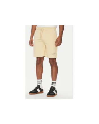 Pantaloni scurti sport barbati  UMP25007BE, Bumbac/Poliester, Bej, Bej