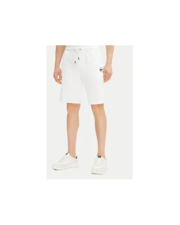 Pantaloni scurti sport barbati  705014 552900, Bumbac organic, Alb, Alb