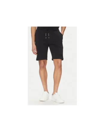 Pantaloni scurti sport barbati  25411850, Bumbac/Nylon, Negru, Negru