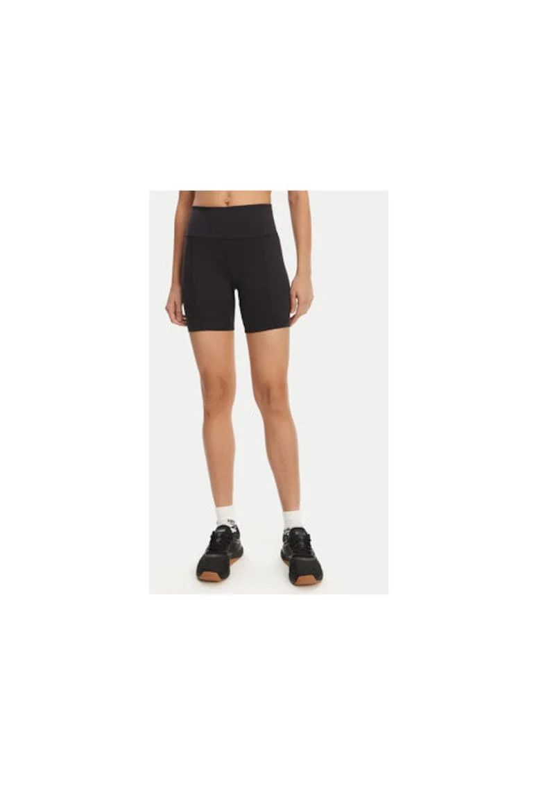 Pantaloni scurti sport dama  118672, Poliamida/spandex, Negru, Negru