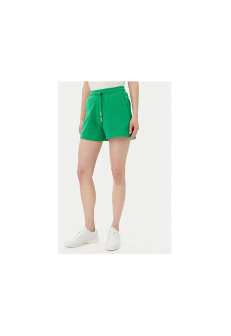 Pantaloni scurti sport dama  GPP25115SH, Bumbac/Poliester, Verde, Verde