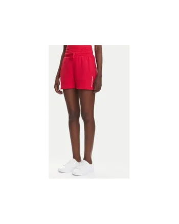 Pantaloni scurti sport dama  RL800008, Bumbac/Poliester, Rosu, Rosu