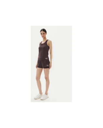 Pantaloni scurti sport dama  Emporio Armani, 7W000240 AF13662, Poliester, Maro, Maro