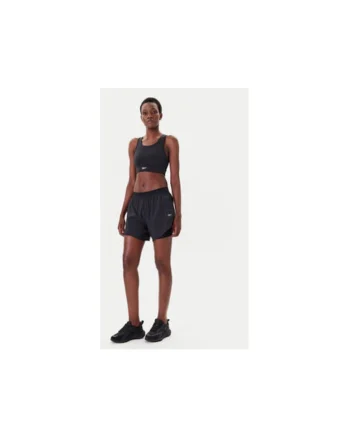 Pantaloni scurti sport dama  112518, Poliester reciclat, Negru, Negru