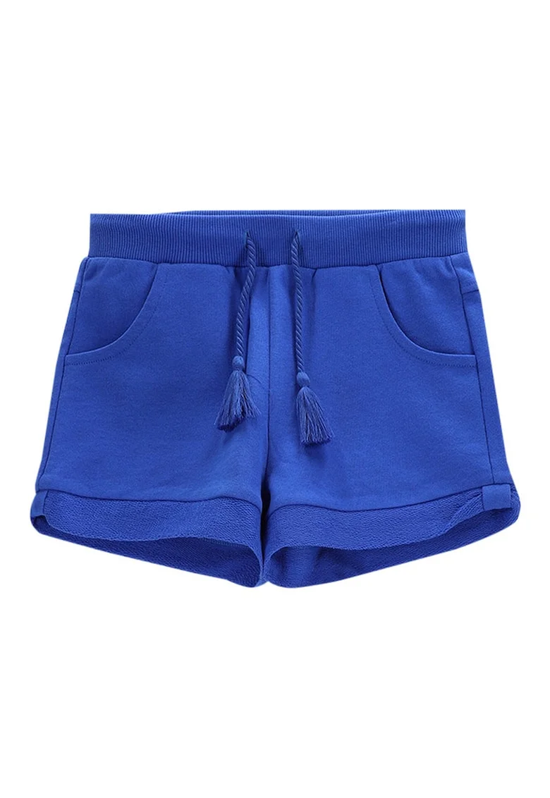 Pantaloni scurti sport fete  WC5120401FGK, Bumbac, Albastru, Albastru