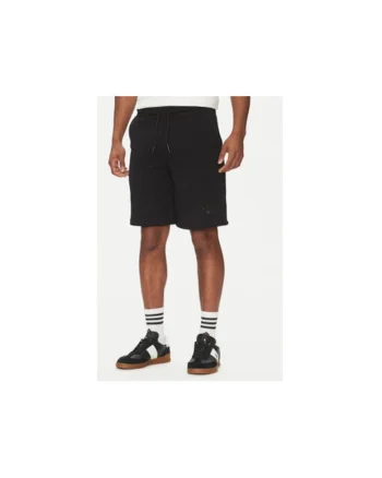Pantaloni scurti sport barbati  UMP25007BE, Bumbac/Poliester, Negru, Negru