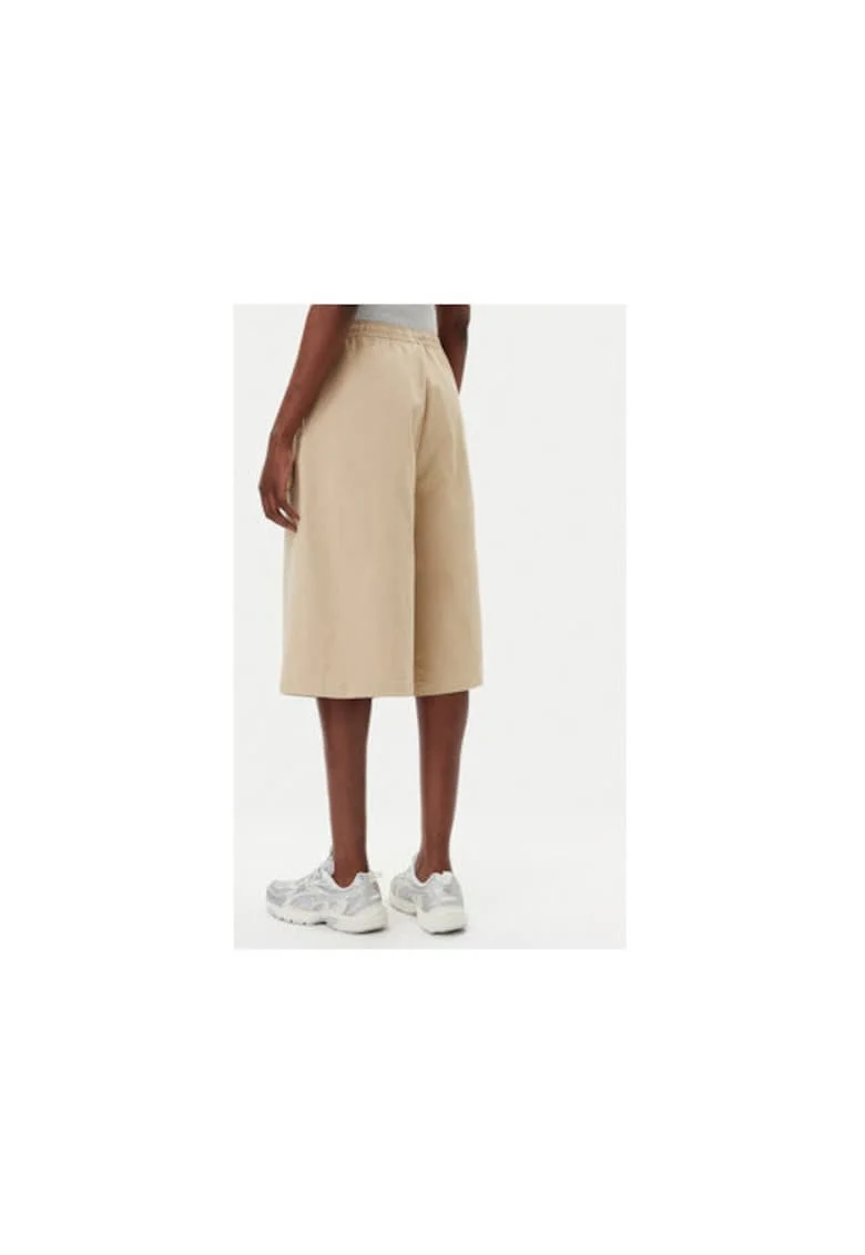 Pantaloni scurti sport dama  630098, Bumbac/Bumbac, Bej, Bej
