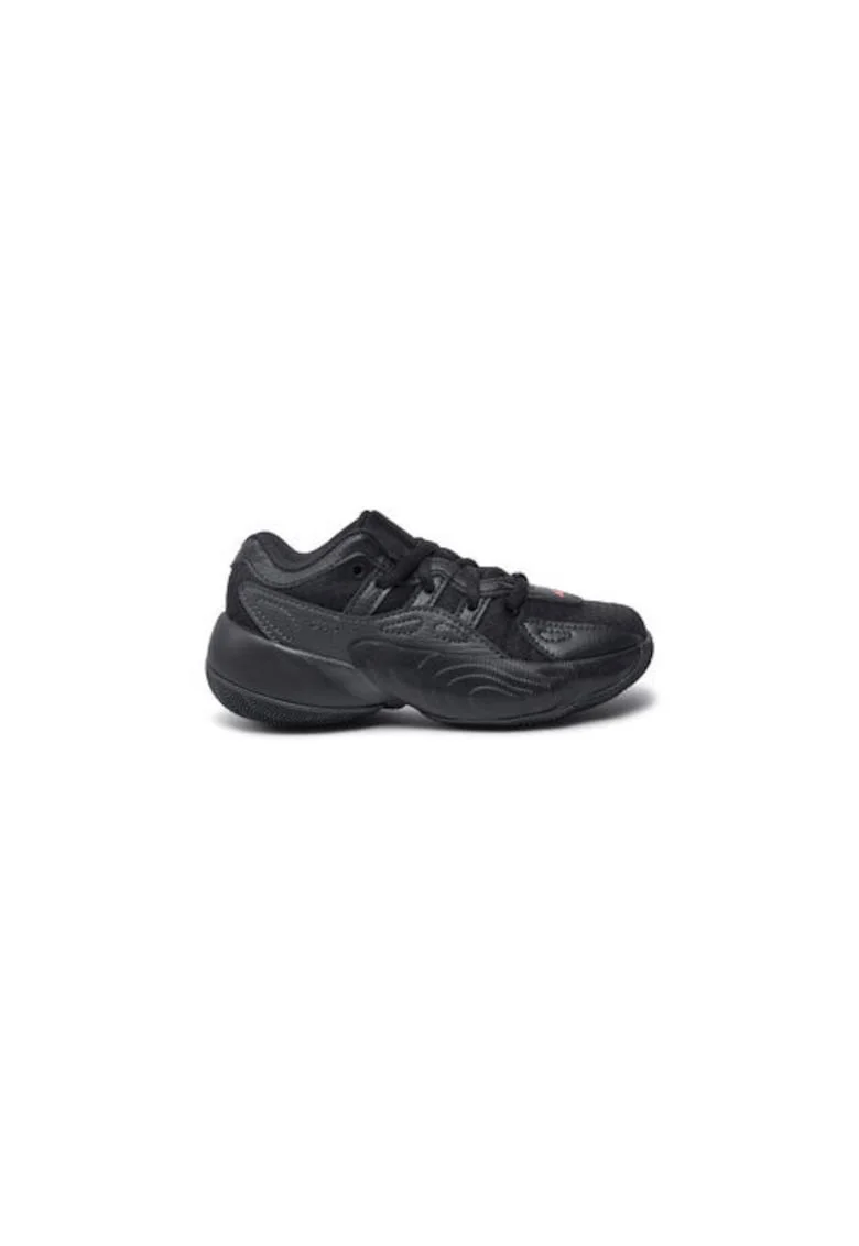 Pantofi pentru baschet unisex  Textil, Negru, Negru