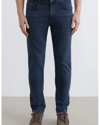 Blugi regular-fit, Albastru inchis