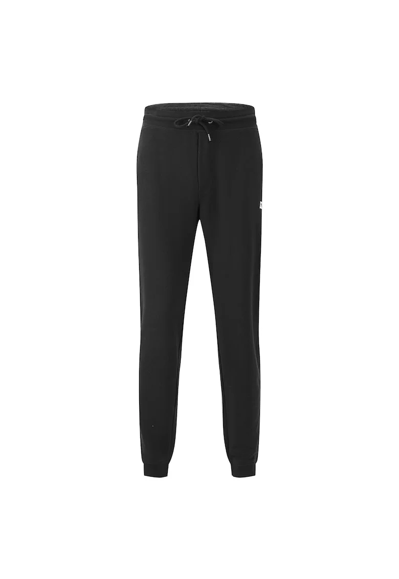 Pantaloni cu snur de ajustare pentru fitness Chalex, Negru