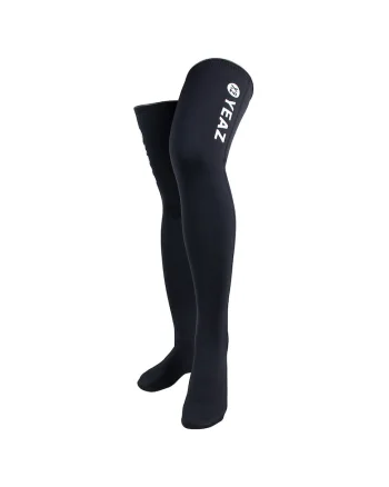 Sosete lungi peste genunchi, cu finisaj rezistent la apa Neostockings, Negru