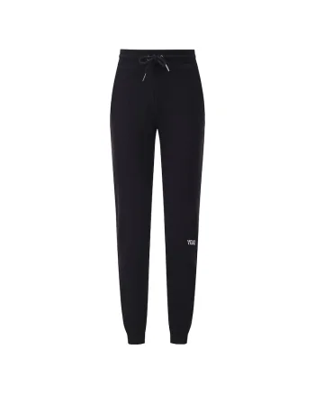 Pantaloni crop pentru fitness Chilax, Negru
