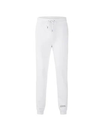 Pantaloni cu snur de ajustare pentru fitness Chalex, Alb