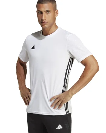 Tricou slim-fit pentru fotbal Tabela 23, Alb optic