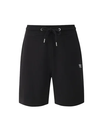 Bermude unisex cu snur de ajustare Chax, Negru