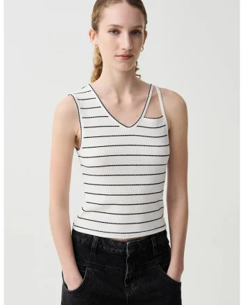 Top in dungi, Negru/Alb murdar